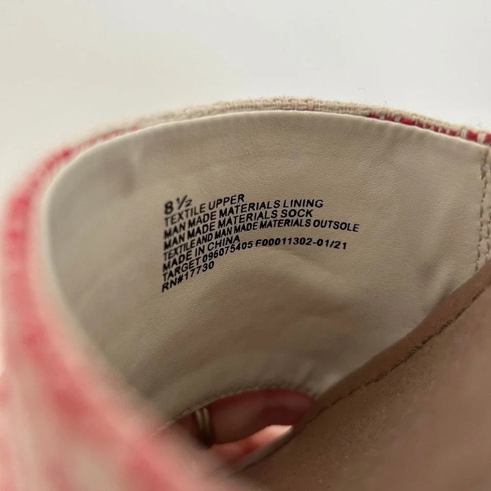 Universal Thread Fisherman Nautical Coastsl Preppy Square Toe Sandals‎ Resort
